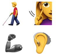 Apple's Accessibility Emojis