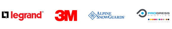 Legrand | Alpine SnowGuards | 3M Company | Progress Profiles America Legrand | Alpine SnowGuards | 3M Company |
Progress Profiles America