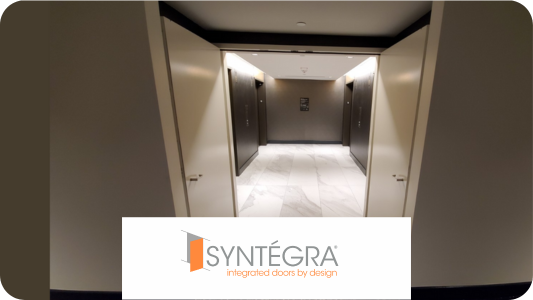Syntegra integrated doors by design