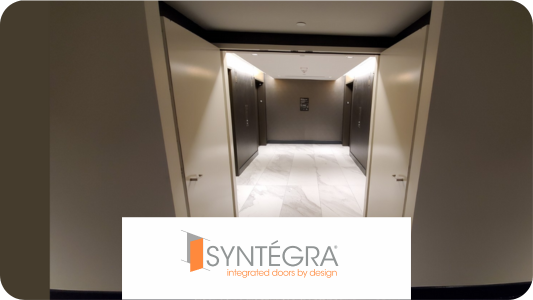 Syntégra integrated doors by design